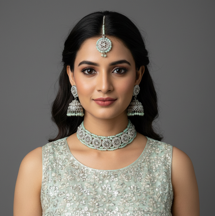 Vidhi Simply Beautiful Polki Choker Set