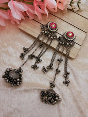 Kashmiri Oxidized jhumki