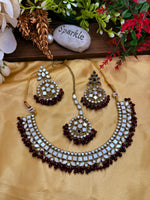 Load image into Gallery viewer, Kanchan Mirrror Necklace Set
