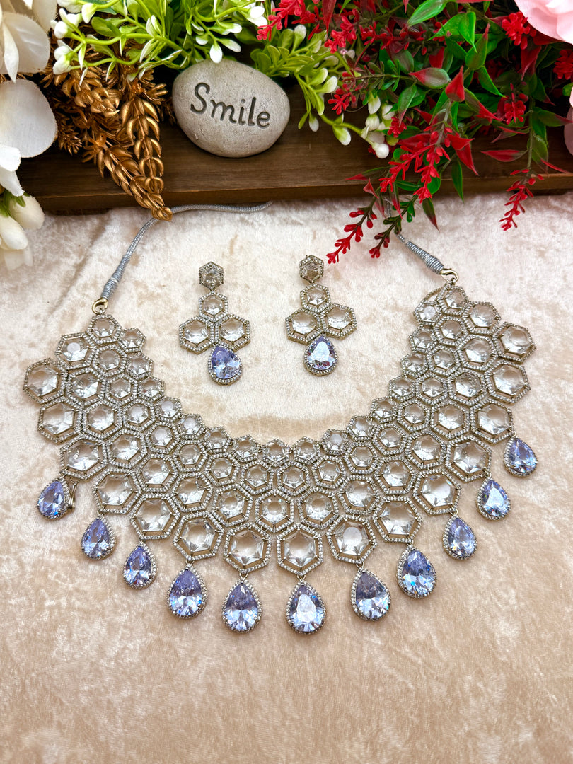 Keisha American Diamond Set