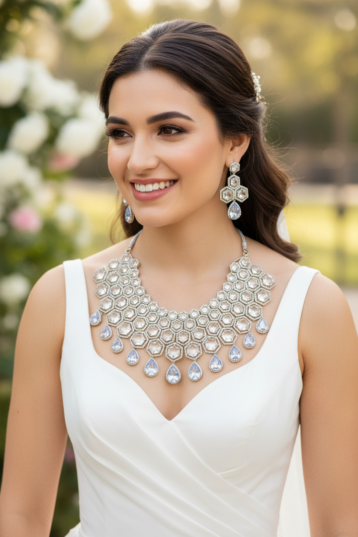 Keisha American Diamond Set