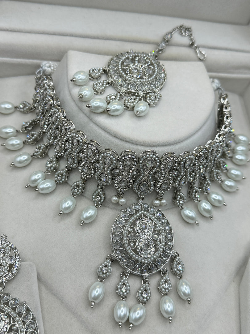 Mirza Polki Indian Choker Set