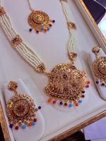 Load image into Gallery viewer, Jadau Collections Pearl Multicolor Mala Set