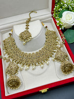 Load image into Gallery viewer, Afsara High Quality Polki Semi Bridal Necklace Set
