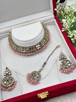 Load image into Gallery viewer, Kanchan Mirrror Necklace Set
