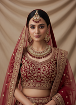 Load image into Gallery viewer, Kundan Monisa Necklace