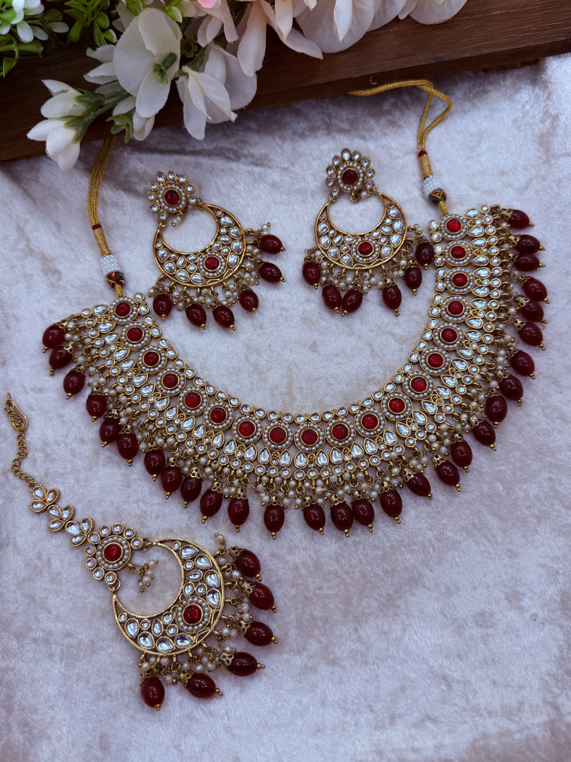 Kundan Monisa Necklace