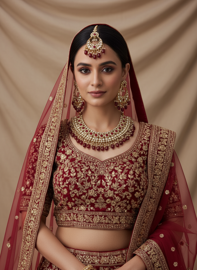 Kundan Monisa Necklace