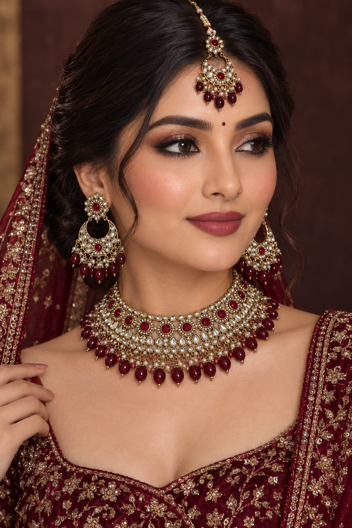 Kundan Monisa Necklace