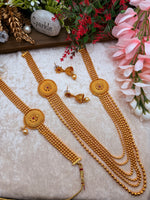 Load image into Gallery viewer, Sarswati Mala choker Combo Set
