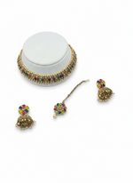 Load image into Gallery viewer, Manvi Multicolor Polki set