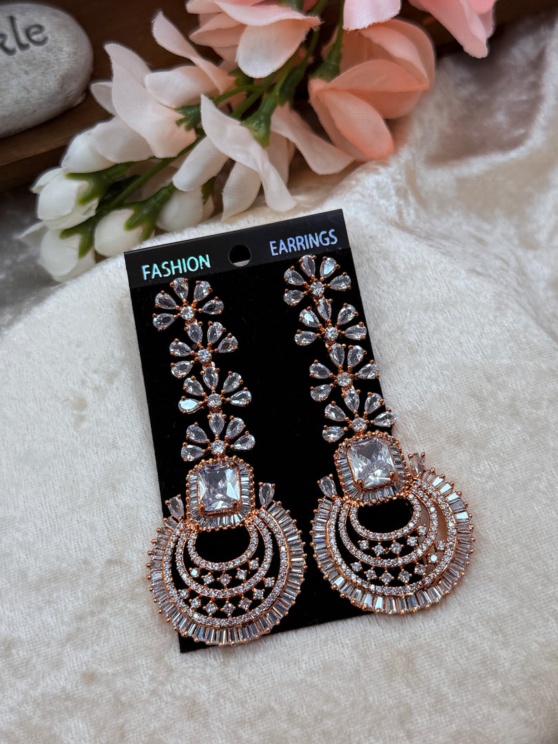 American Diamond Long Earring