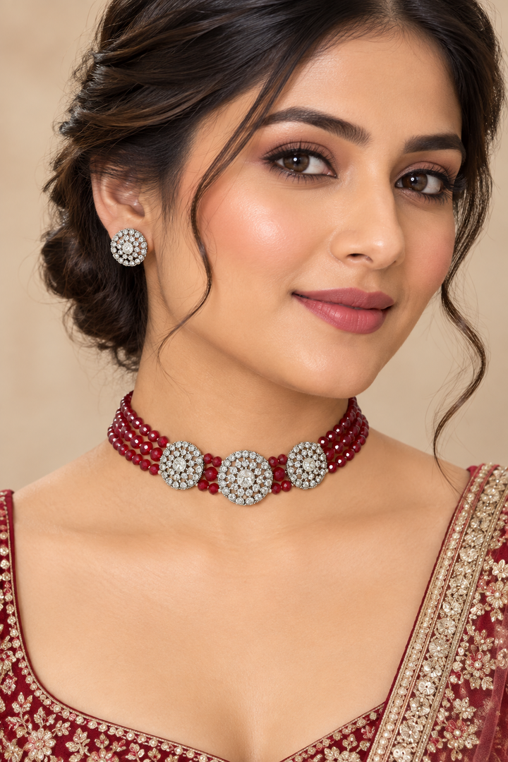 Tia Pearl choker Set