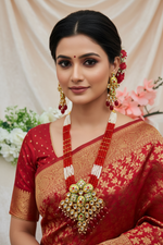 Load image into Gallery viewer, Meenakari Kundan Rajwadi Mala