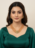 Load image into Gallery viewer, Crystal light Champagne Choker set