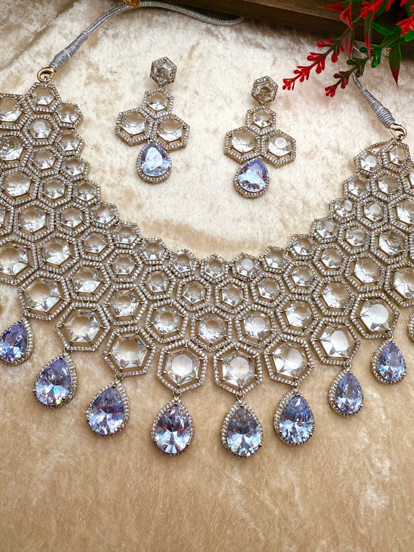 Keisha American Diamond Set