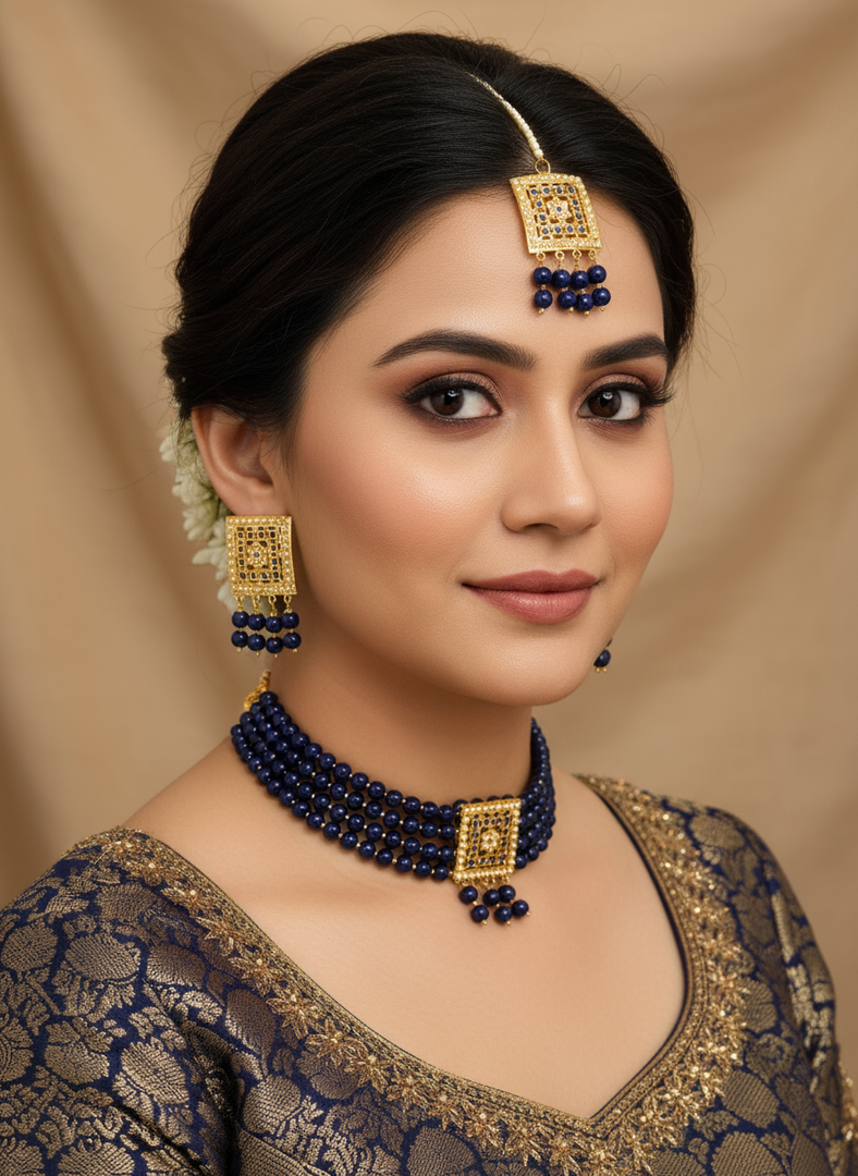 Savi The pearl Choker  Set