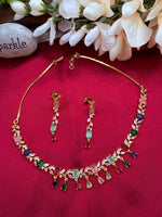 Load image into Gallery viewer, Fiza AD multicolor set in gold