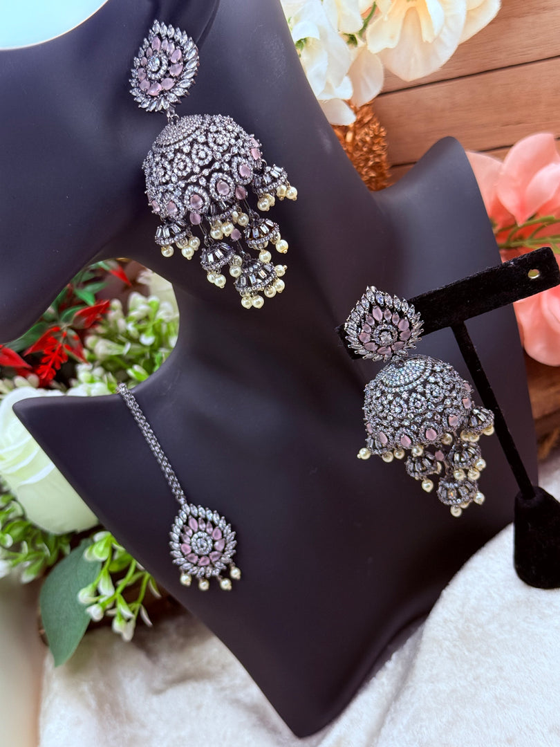 ब्लैक मेटल अमेरिकन डायमंड सेट