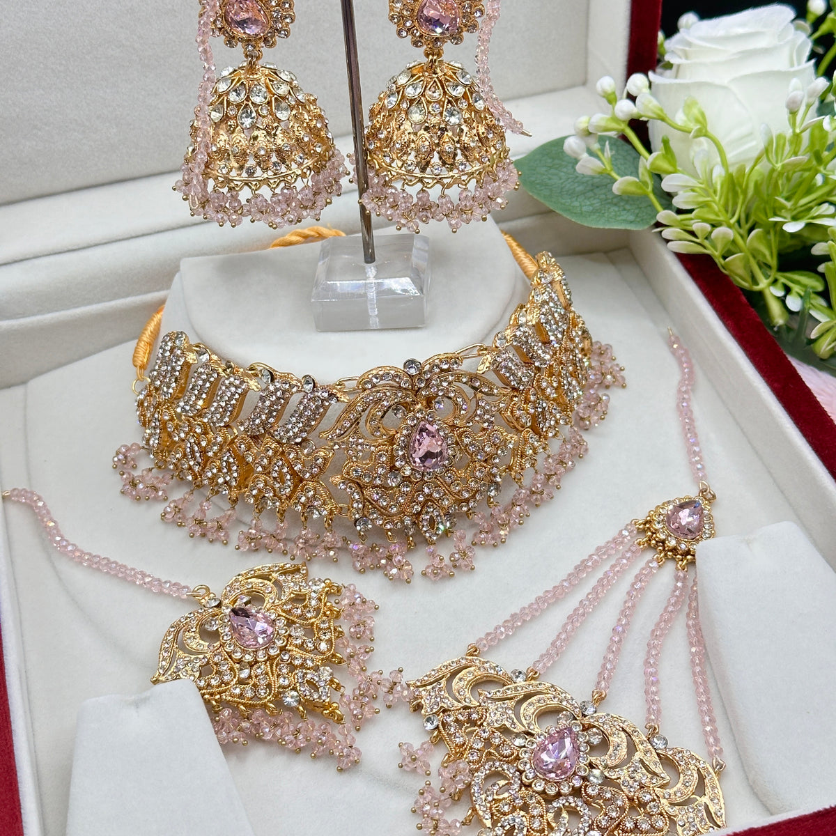 Zamila baby pink Pakistani Set – Affinity Giya