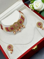 Load image into Gallery viewer, Abhaya Polki Choker Set
