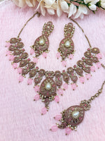 Load image into Gallery viewer, Jannat Polki Indian Necklace Set
