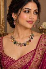 Load image into Gallery viewer, Multicolor Ad Victorian Necklace