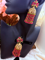 Load image into Gallery viewer, Noora Polki Jhumki