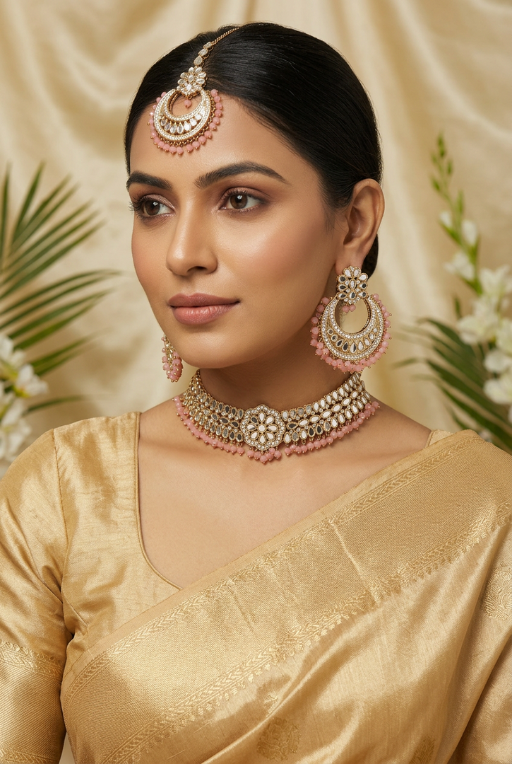 Misha Mirror Choker Set