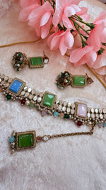 Load image into Gallery viewer, Jana Mirror choker set