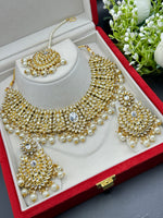 Load image into Gallery viewer, Jasmir Kundan Necklace Set
