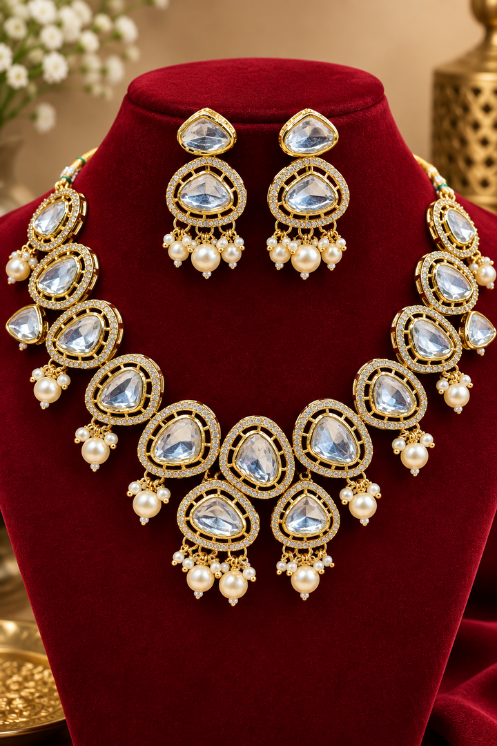 Prerna Kundan Necklace Set