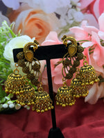Load image into Gallery viewer, Oxidized Dangly Earrings