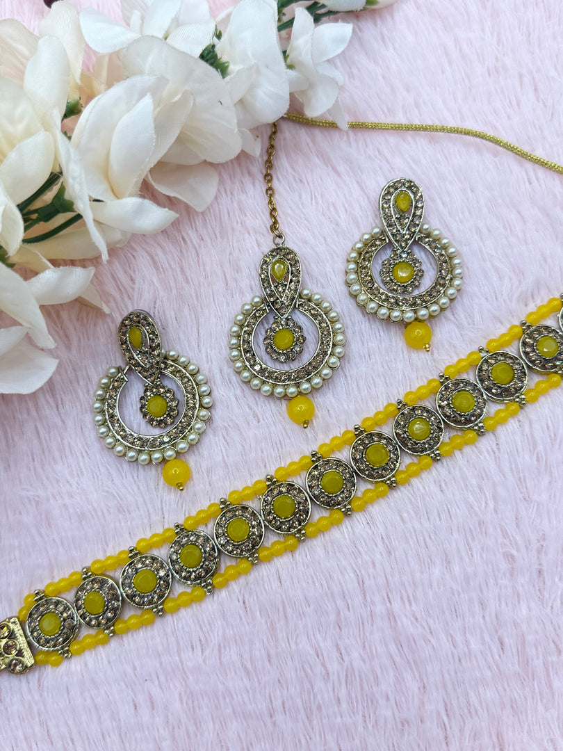 Tamana Stone Choker set