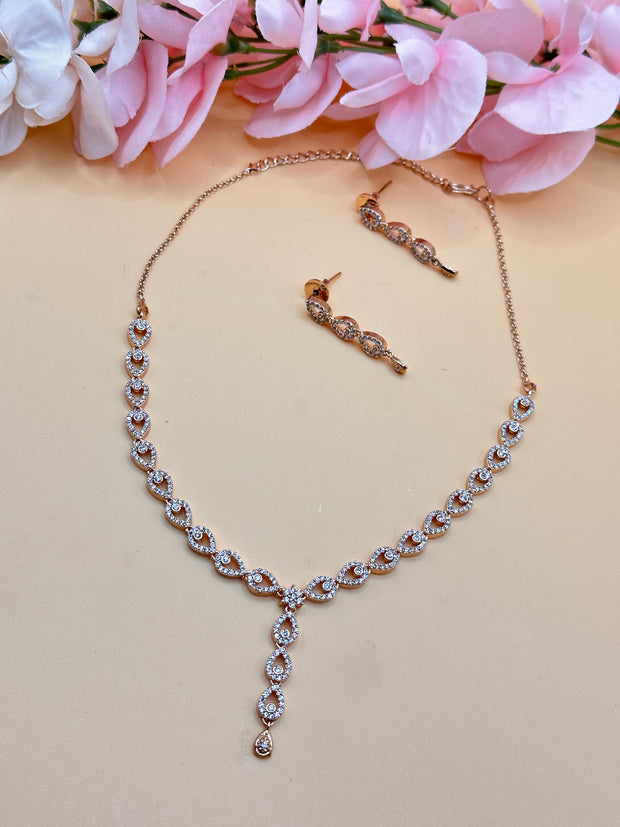 Marian American Diamond Necklace set