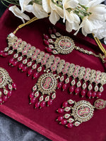 Load image into Gallery viewer, Mirza Polki Indian Choker Set
