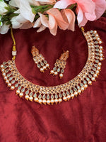 Load image into Gallery viewer, रोज़गोल्ड नेकलेस सेट