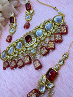 Load image into Gallery viewer, Barkha Kundan Necklace Set
