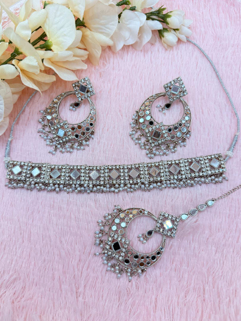 Navi Mirror Choker Set