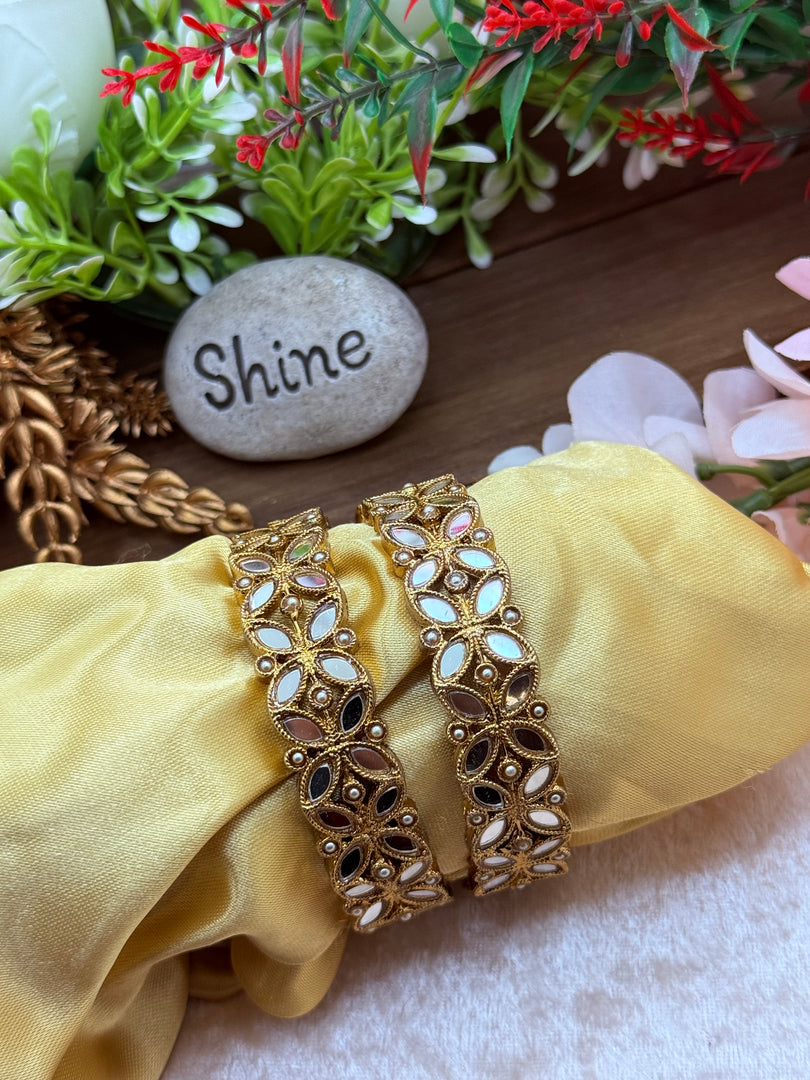 Mirza Golden Tone Mirror kada