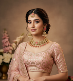 Load image into Gallery viewer, Shine kundan Drop Choker set
