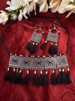 Load image into Gallery viewer, सोनम ऑक्सीडाइज़्ड चोकर सेट 
