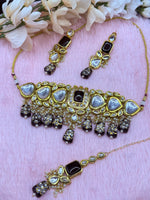 Load image into Gallery viewer, Barkha Kundan Necklace Set
