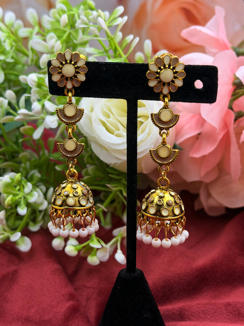 Oxidized Dangly Earrings