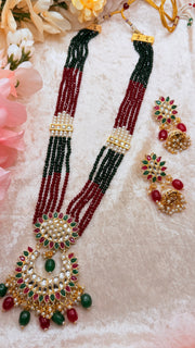 Kundan Mala with jhumka
