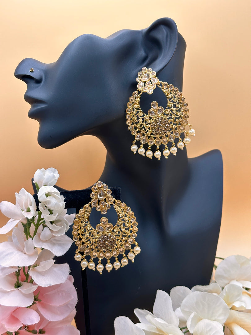 Ashi Antique Gold Earrings