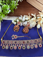 Load image into Gallery viewer, ज़िया मल्टी कलर अमेरिकन डायमंड इंडियन चोकर