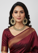 Load image into Gallery viewer, Shakira Pakistani Necklace with Earrings
