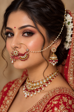 Load image into Gallery viewer, Sofina Bridal Nose Ring With Sahara