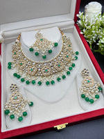 Load image into Gallery viewer, Chetana Kundan Necklace Set
